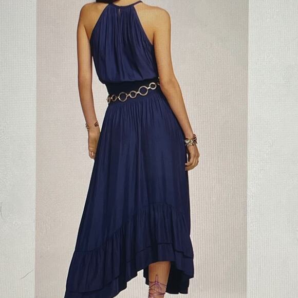 NWT Ramy Brook “Bianca” Midi Halter Dress MSRP $495 - Picture 6 of 7